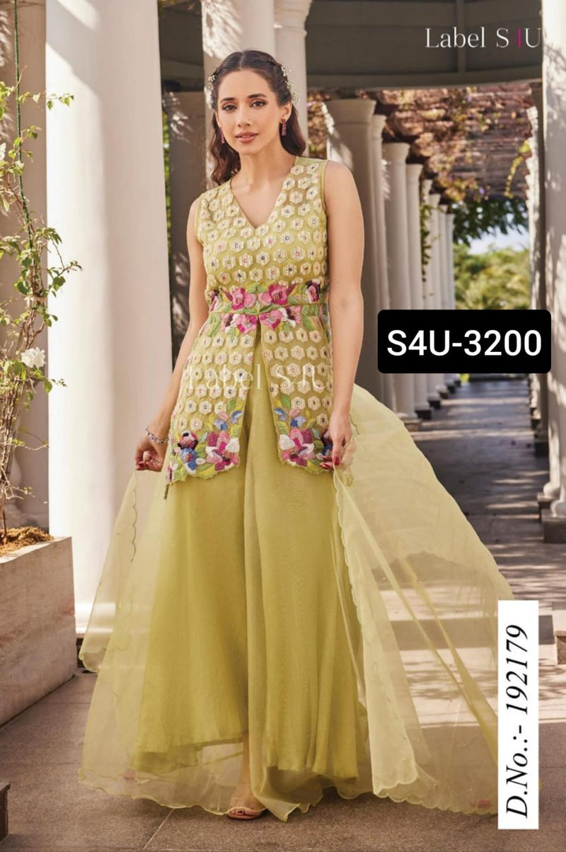 S4u Shivali Dno 3200 Sharara Kurti Set