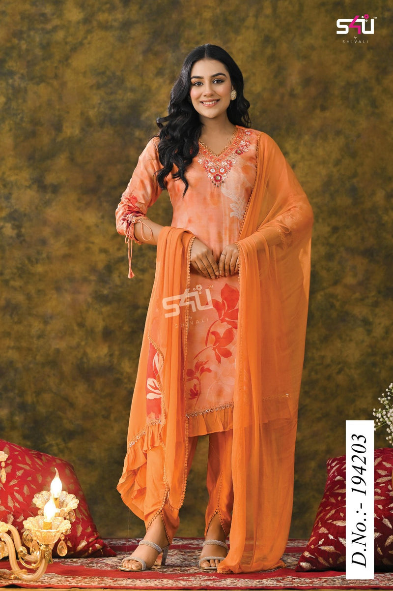 S4u Shivali Dno 194203 Fancy Designer Kurti