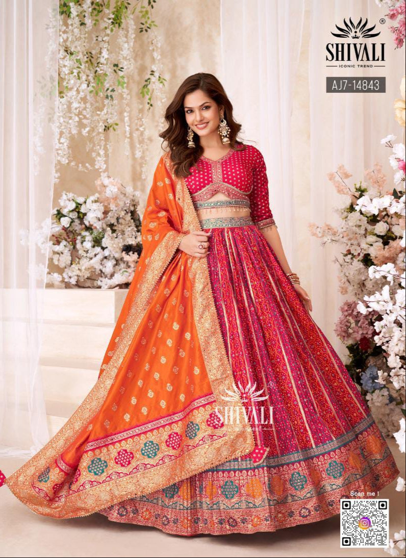 Shivali Dazzling AJ 17-14843 Fancy Designer Lehenga Choli